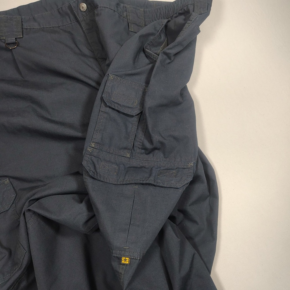 Propper Tactical Cargo Pants Mens 52 Navy Blue Ripstop Poly Cotton Blend - Picture 4 of 9